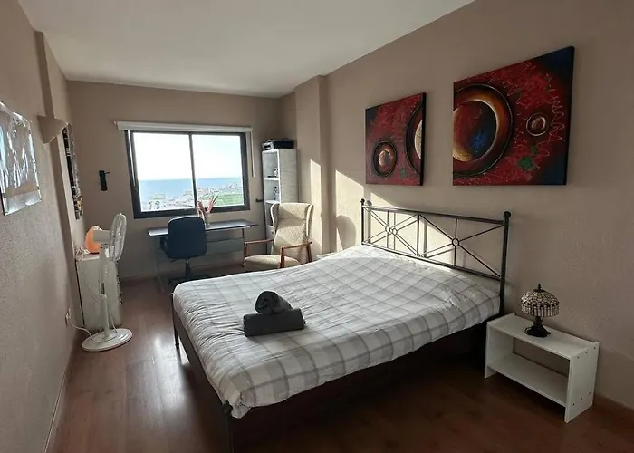 Apto Increible, Acogedor, Luminoso De Ambiente Muy Relajante Con Excelentes Vistas Y Servicios/ Amazing With Sunset Lovely Views 아파트 *